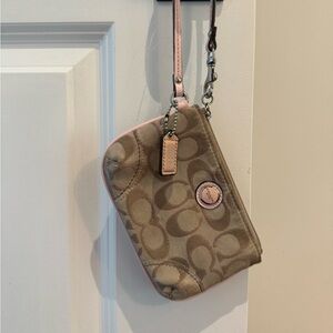 Vintage Coach Wristlet